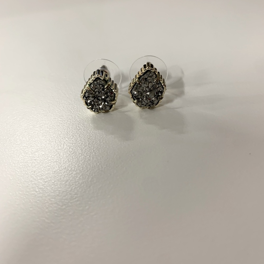 Black Drusy Kendra Scott Earrings